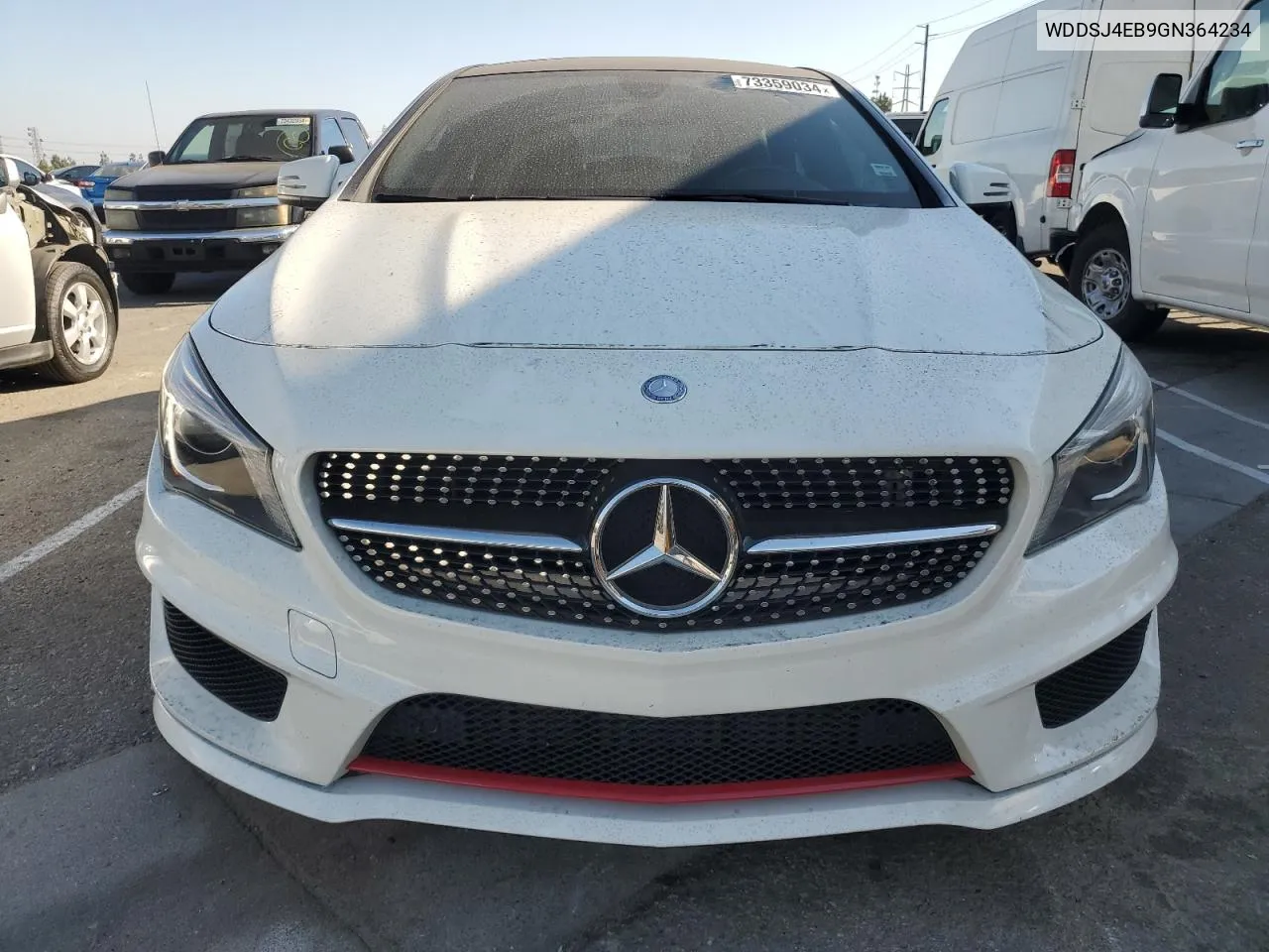 2016 Mercedes-Benz Cla 250 VIN: WDDSJ4EB9GN364234 Lot: 73359034