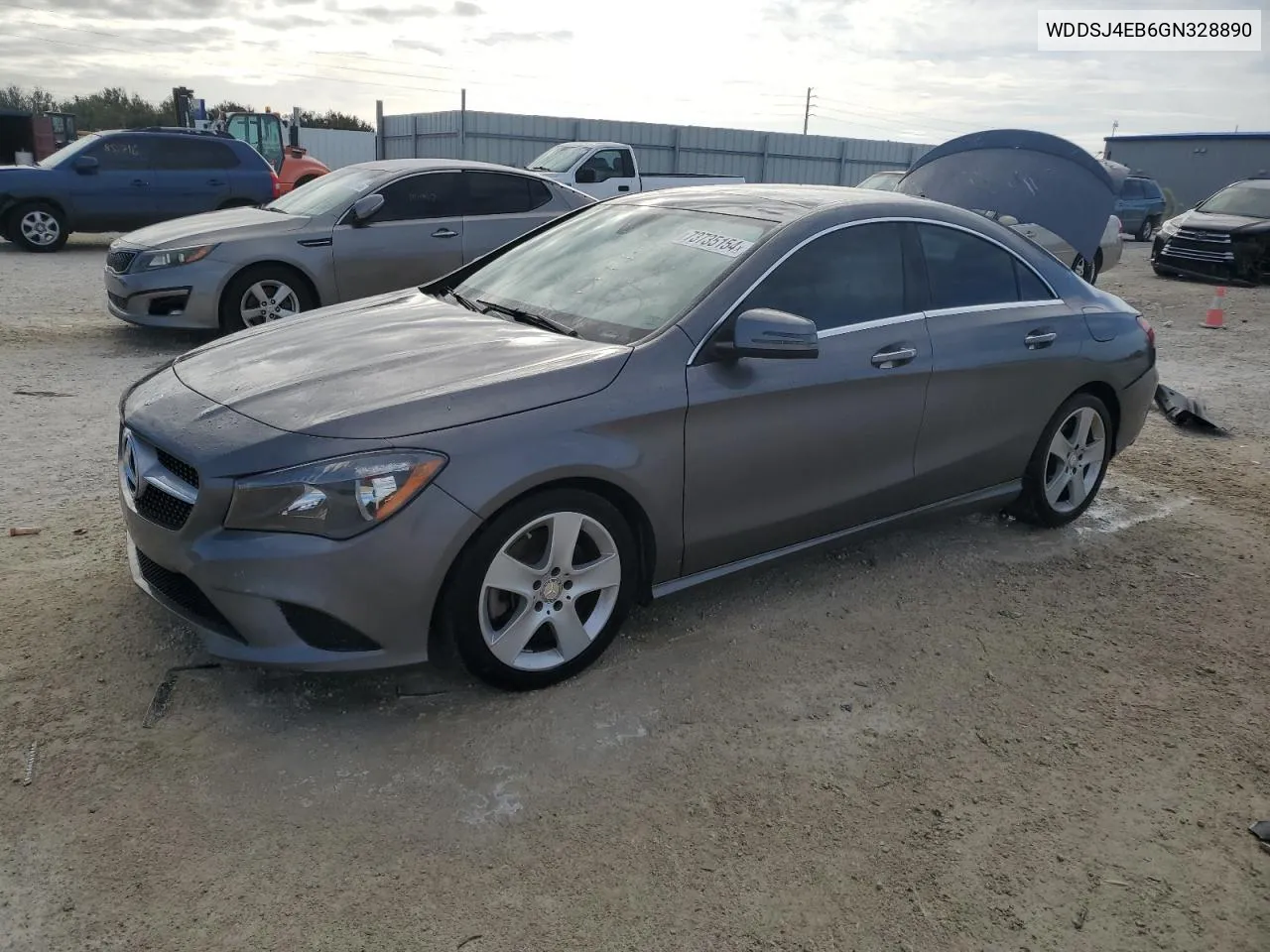 2016 Mercedes-Benz Cla 250 VIN: WDDSJ4EB6GN328890 Lot: 73735154