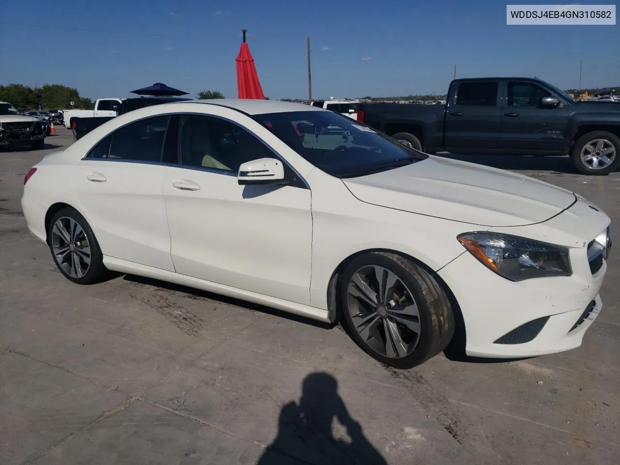 2016 Mercedes-Benz Cla 250 VIN: WDDSJ4EB4GN310582 Lot: 73745234