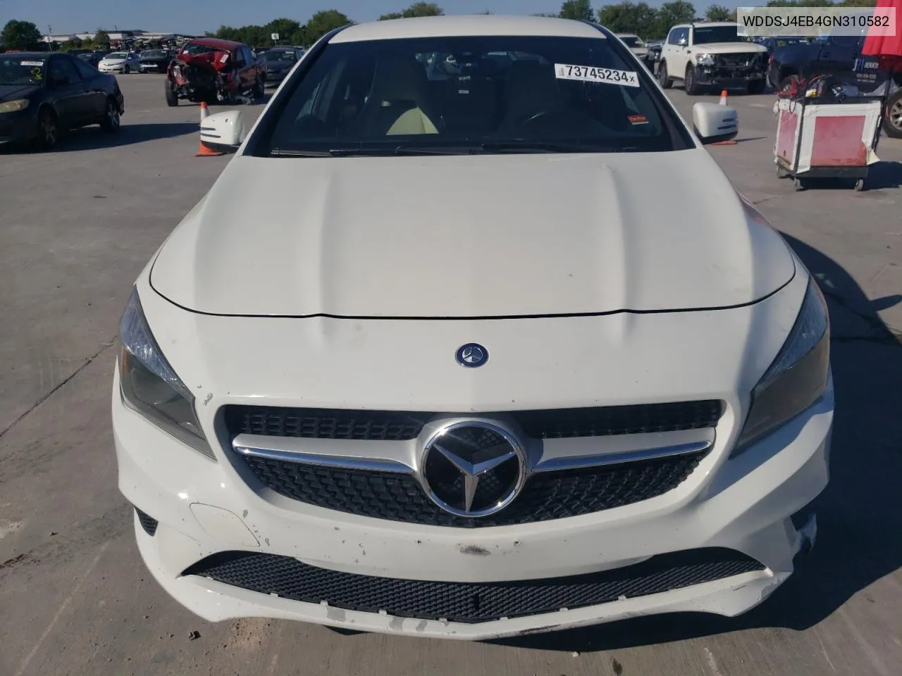 2016 Mercedes-Benz Cla 250 VIN: WDDSJ4EB4GN310582 Lot: 73745234