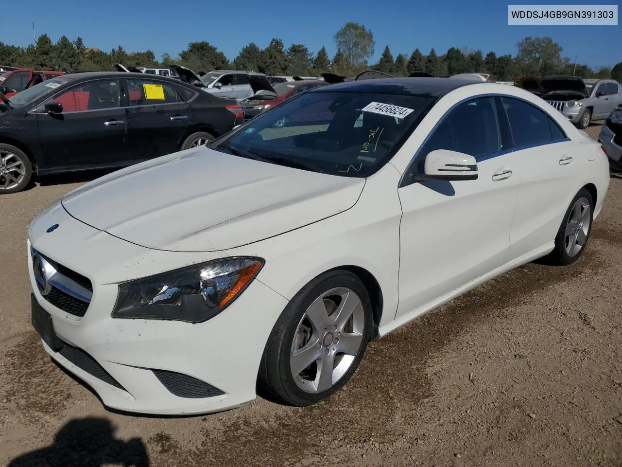 2016 Mercedes-Benz Cla 250 4Matic VIN: WDDSJ4GB9GN391303 Lot: 74456624