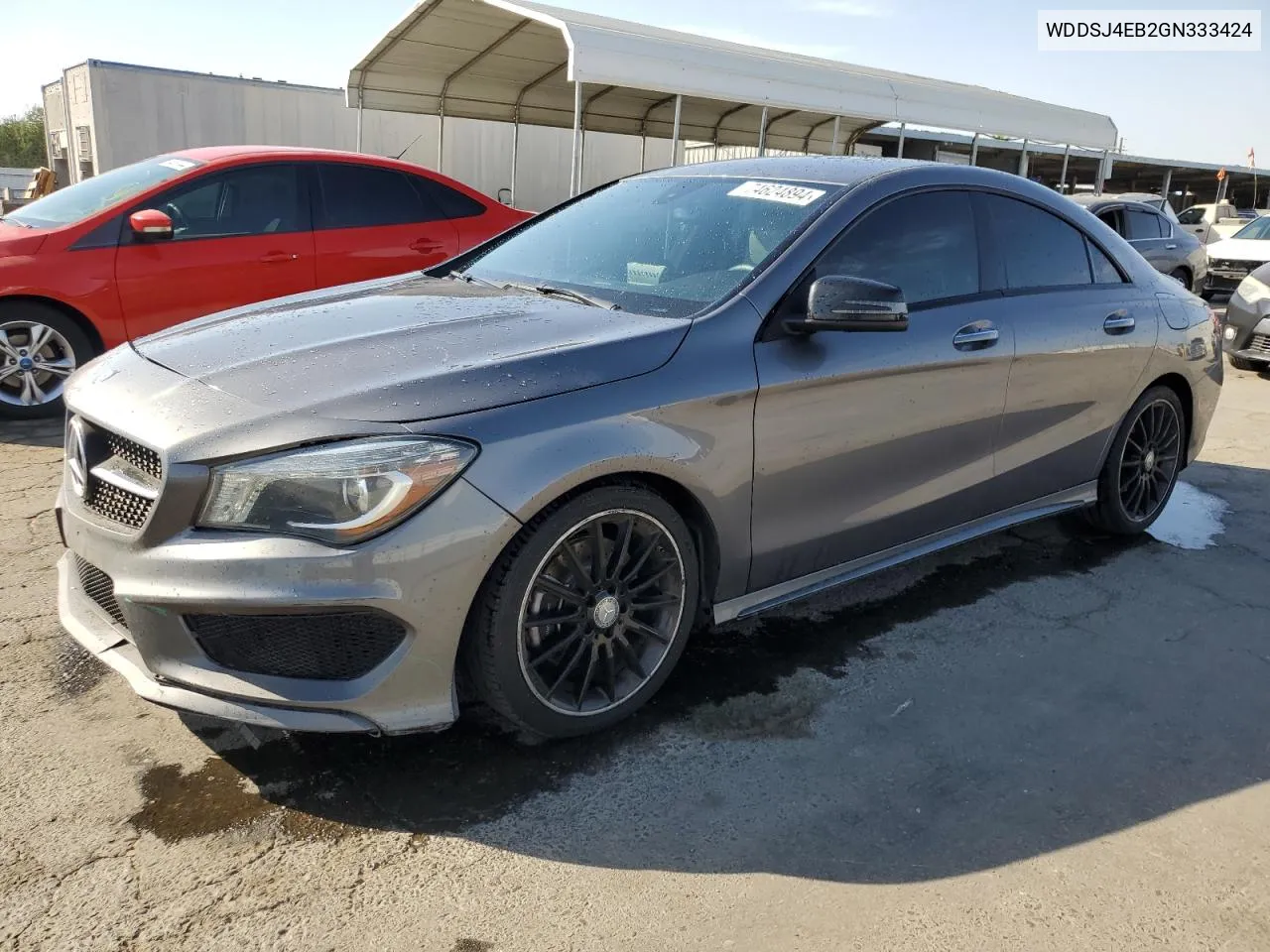 2016 Mercedes-Benz Cla 250 VIN: WDDSJ4EB2GN333424 Lot: 74624894