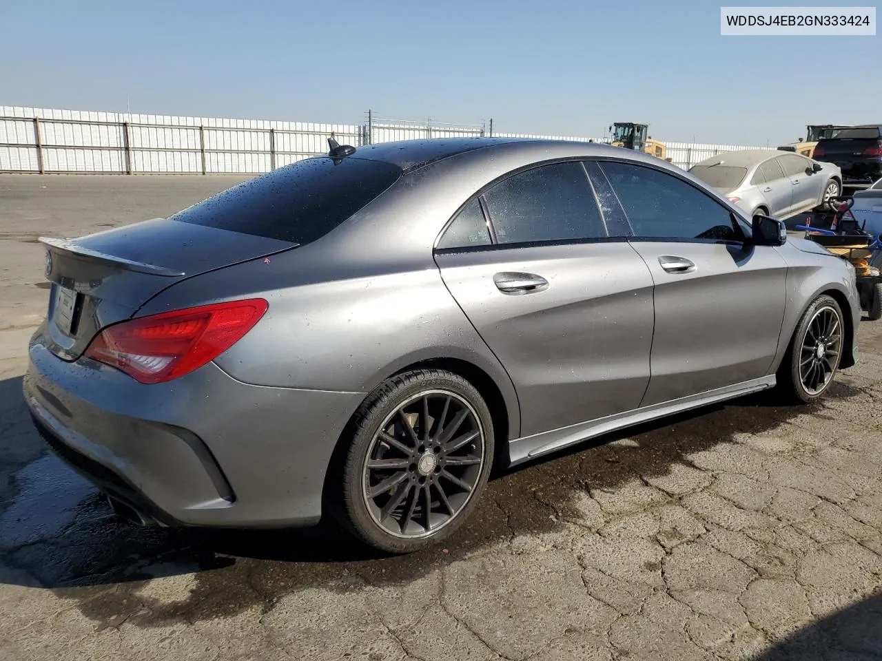 2016 Mercedes-Benz Cla 250 VIN: WDDSJ4EB2GN333424 Lot: 74624894