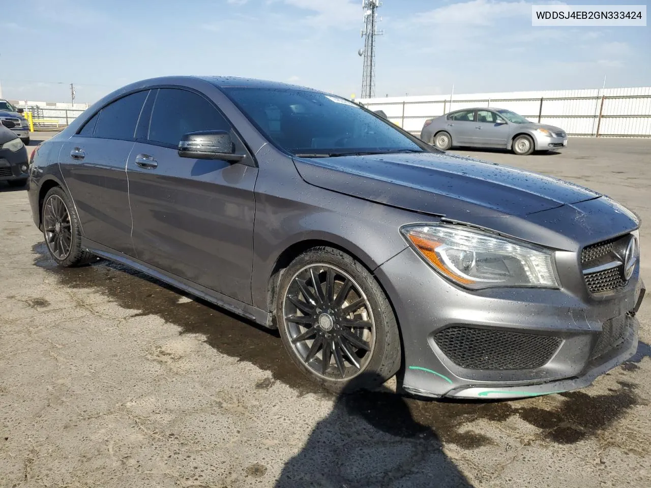 2016 Mercedes-Benz Cla 250 VIN: WDDSJ4EB2GN333424 Lot: 74624894