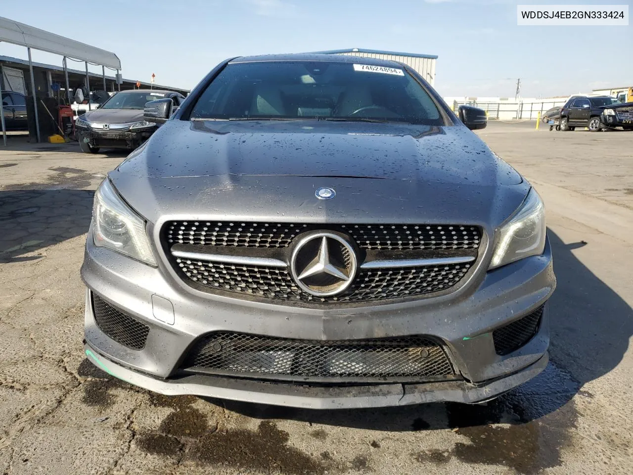 2016 Mercedes-Benz Cla 250 VIN: WDDSJ4EB2GN333424 Lot: 74624894