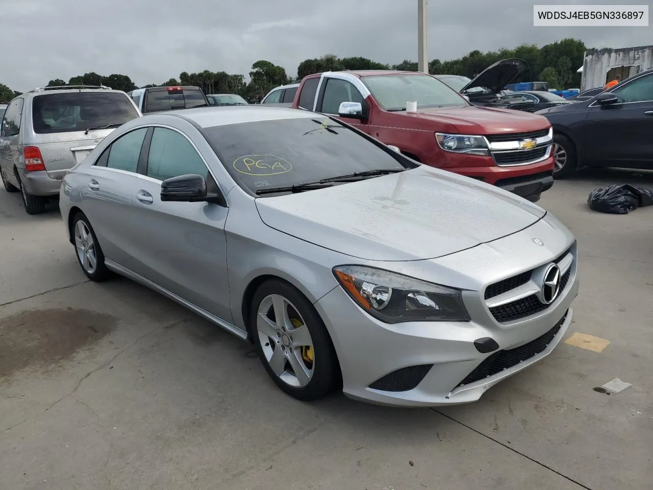 2016 Mercedes-Benz Cla 250 VIN: WDDSJ4EB5GN336897 Lot: 74705494