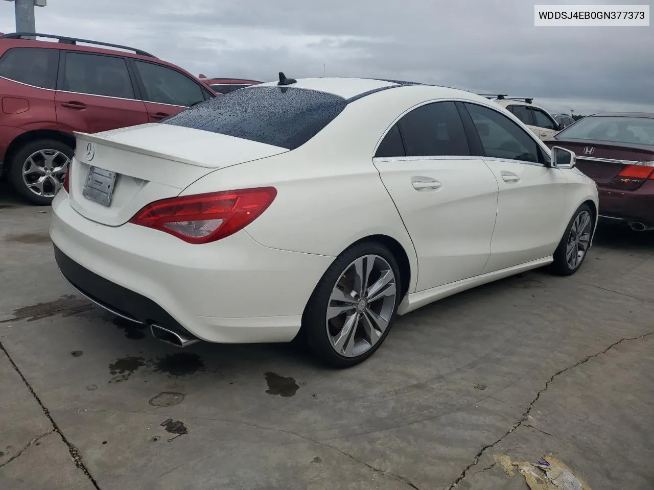 2016 Mercedes-Benz Cla 250 VIN: WDDSJ4EB0GN377373 Lot: 74810444