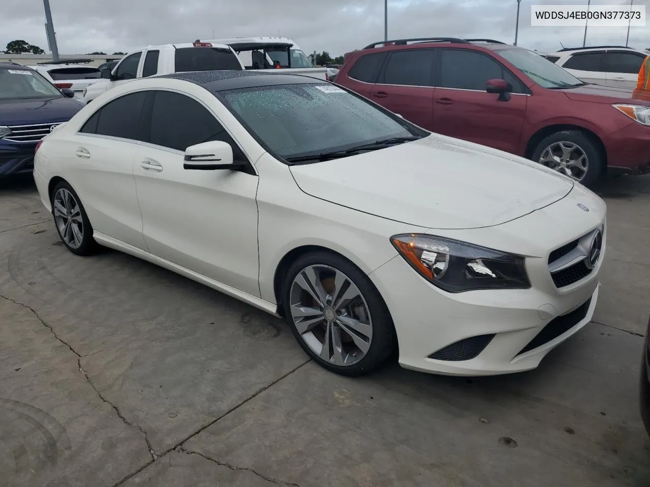 2016 Mercedes-Benz Cla 250 VIN: WDDSJ4EB0GN377373 Lot: 74810444