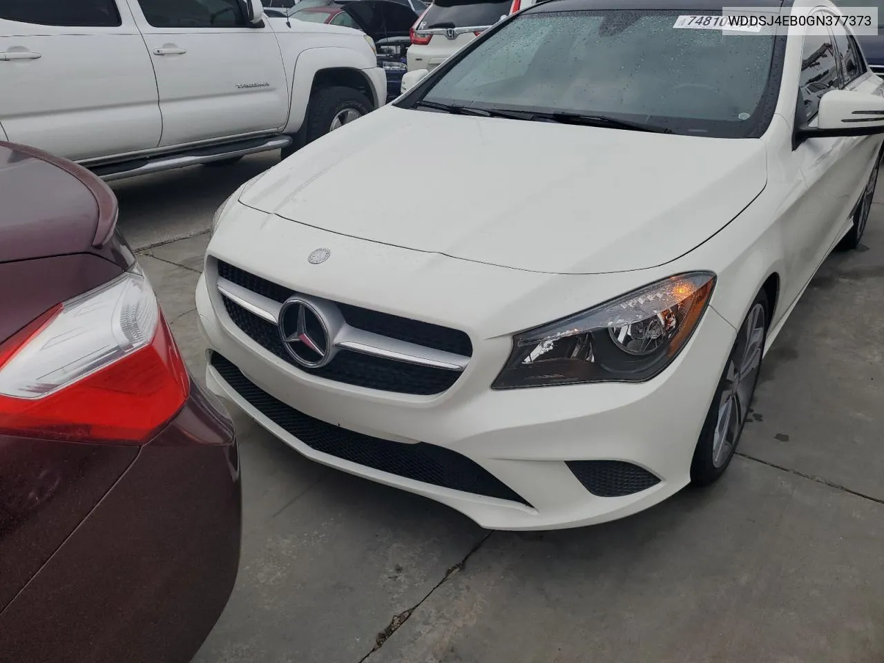 2016 Mercedes-Benz Cla 250 VIN: WDDSJ4EB0GN377373 Lot: 74810444