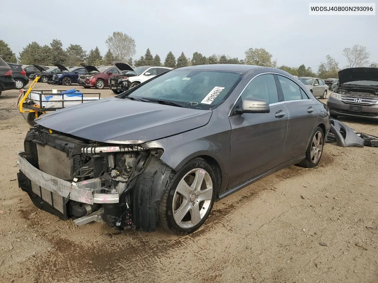 2016 Mercedes-Benz Cla 250 4Matic VIN: WDDSJ4GB0GN293096 Lot: 74949454