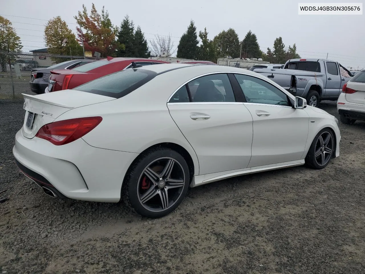 2016 Mercedes-Benz Cla 250 4Matic VIN: WDDSJ4GB3GN305676 Lot: 75016944