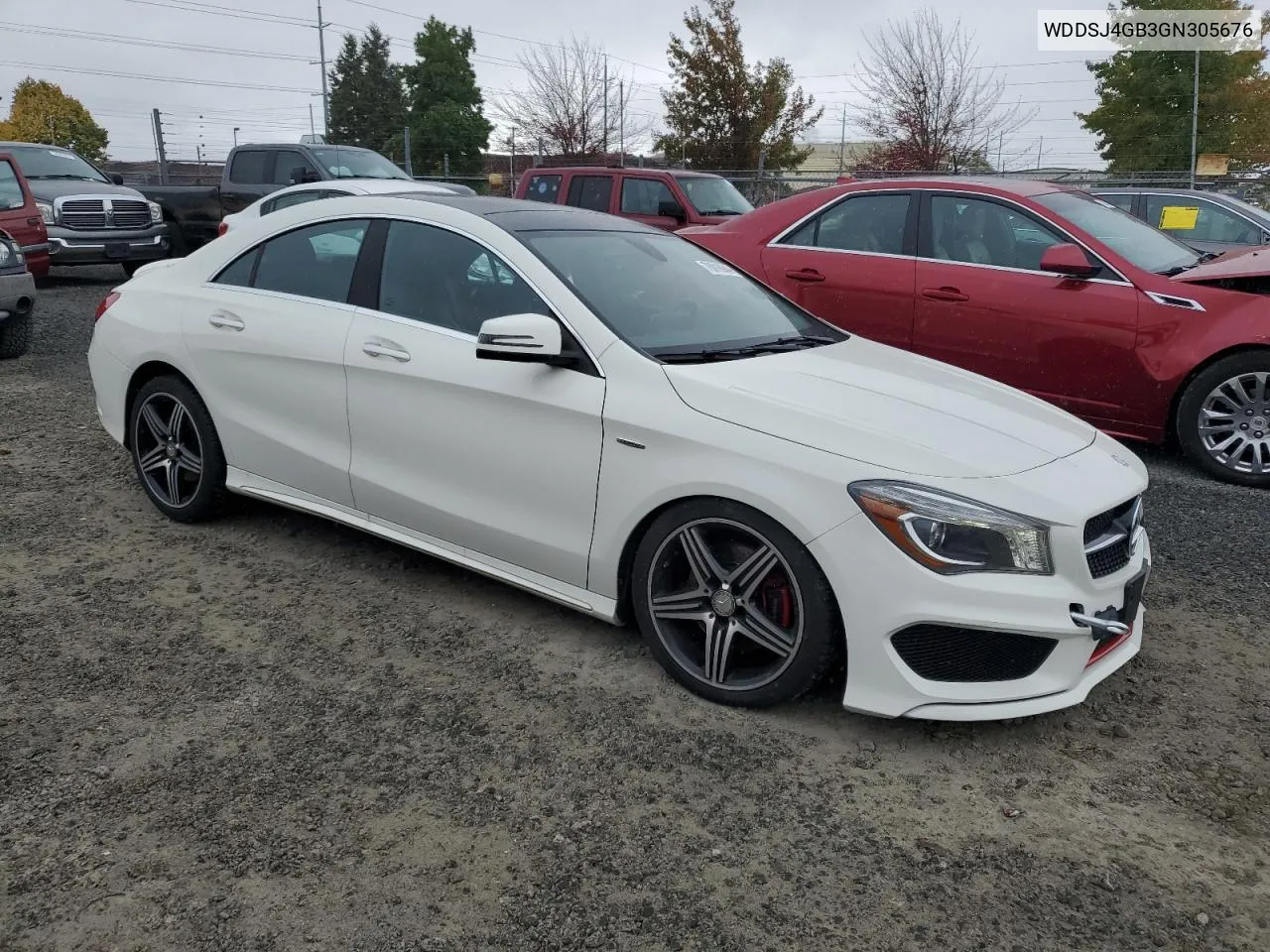 2016 Mercedes-Benz Cla 250 4Matic VIN: WDDSJ4GB3GN305676 Lot: 75016944