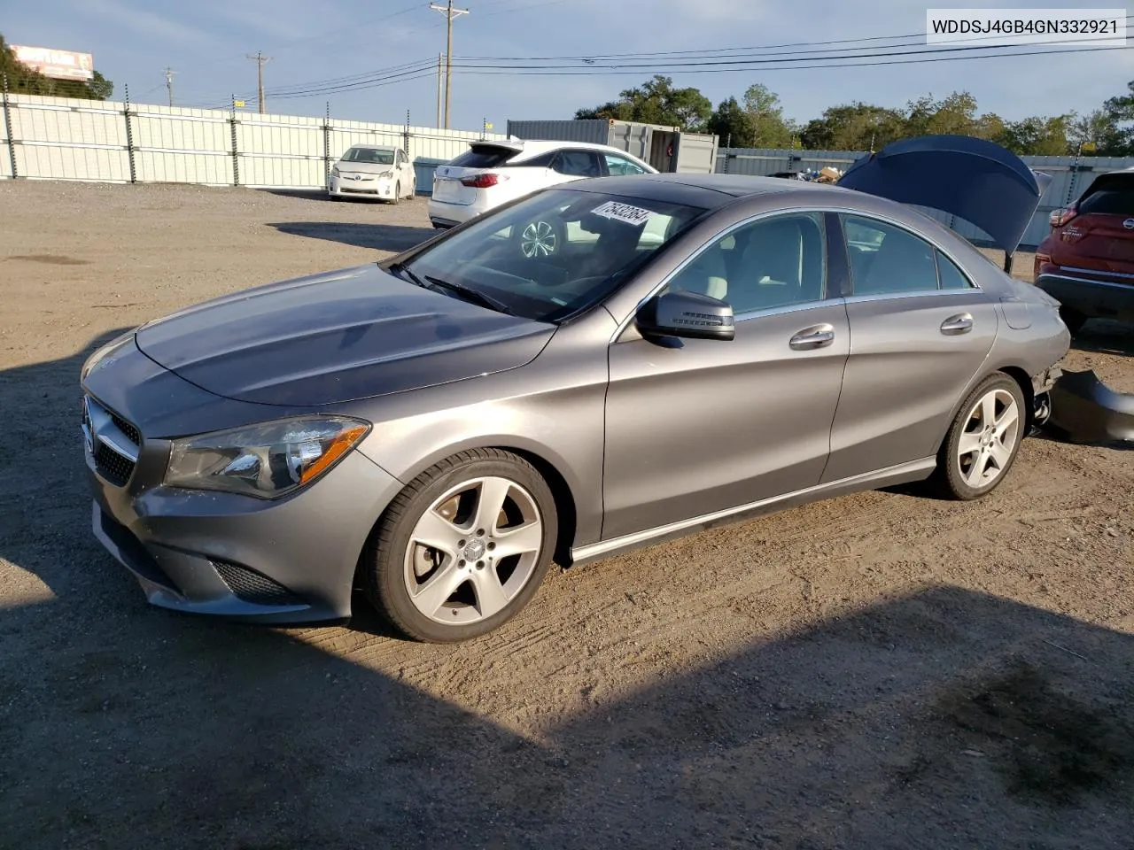 2016 Mercedes-Benz Cla 250 4Matic VIN: WDDSJ4GB4GN332921 Lot: 75432364