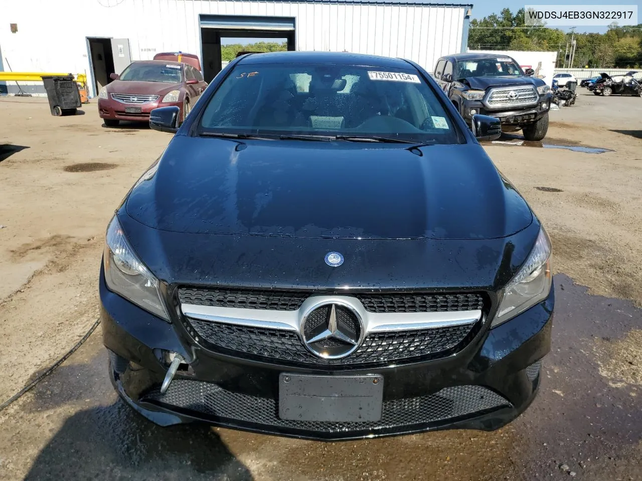 2016 Mercedes-Benz Cla 250 VIN: WDDSJ4EB3GN322917 Lot: 75501154