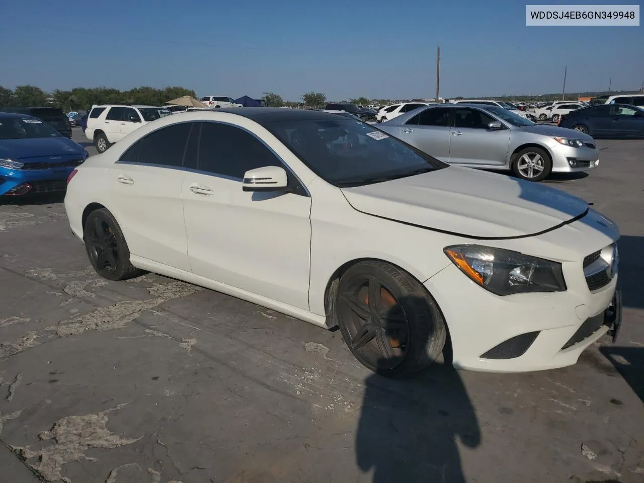 2016 Mercedes-Benz Cla 250 VIN: WDDSJ4EB6GN349948 Lot: 75572124