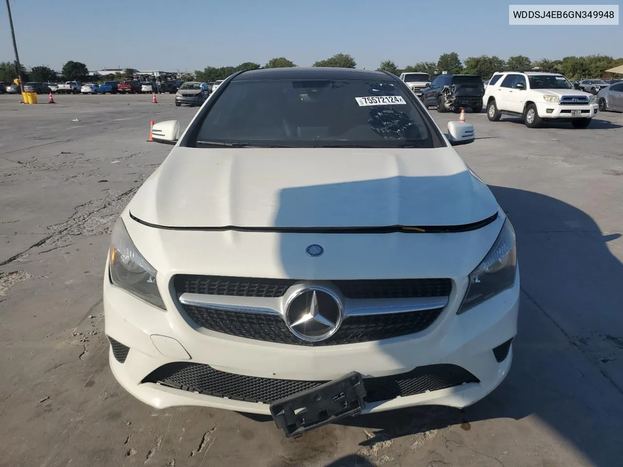 2016 Mercedes-Benz Cla 250 VIN: WDDSJ4EB6GN349948 Lot: 75572124