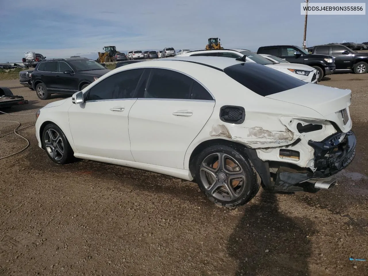 2016 Mercedes-Benz Cla 250 VIN: WDDSJ4EB9GN355856 Lot: 75672494