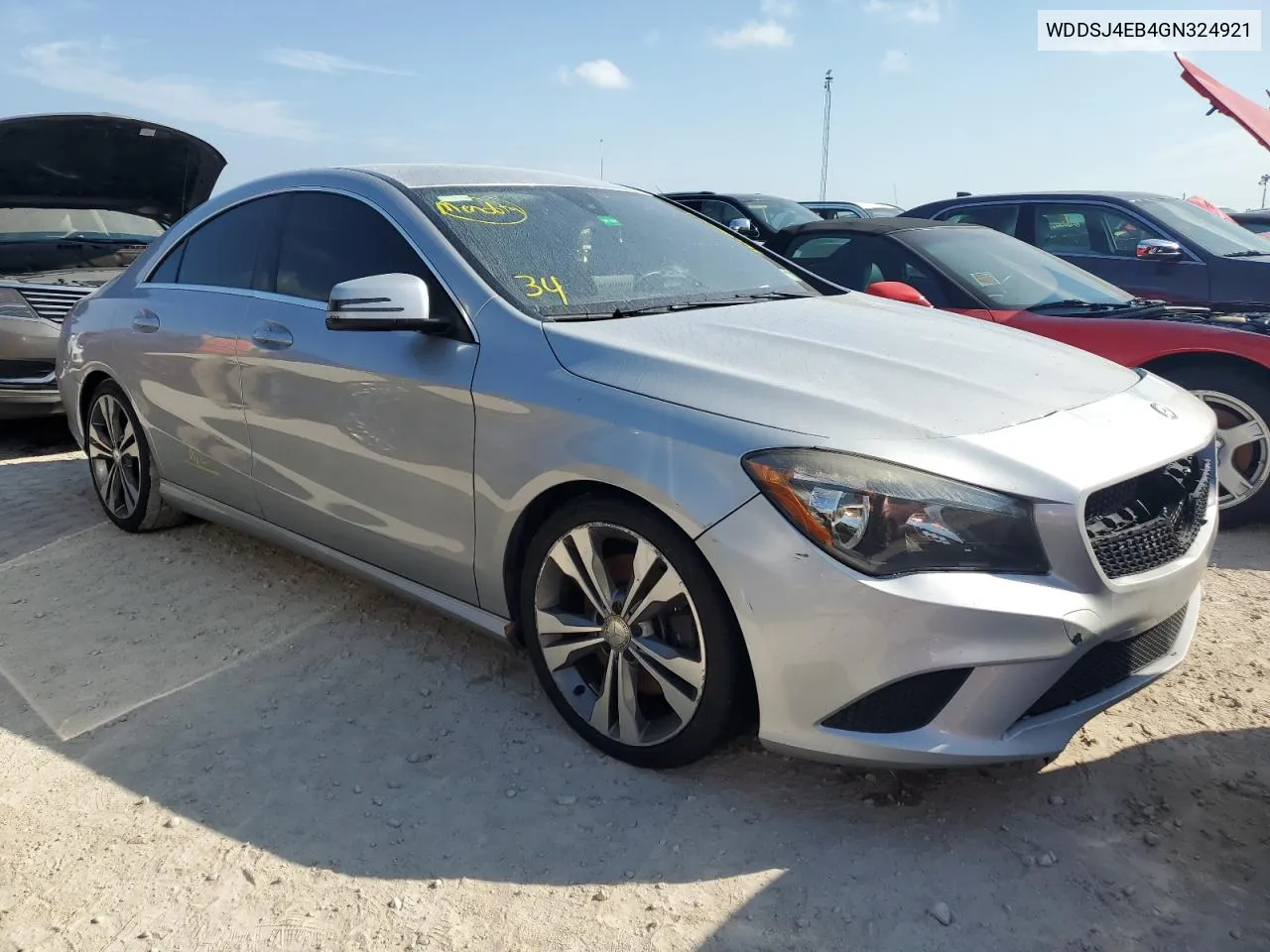 2016 Mercedes-Benz Cla 250 VIN: WDDSJ4EB4GN324921 Lot: 76286554