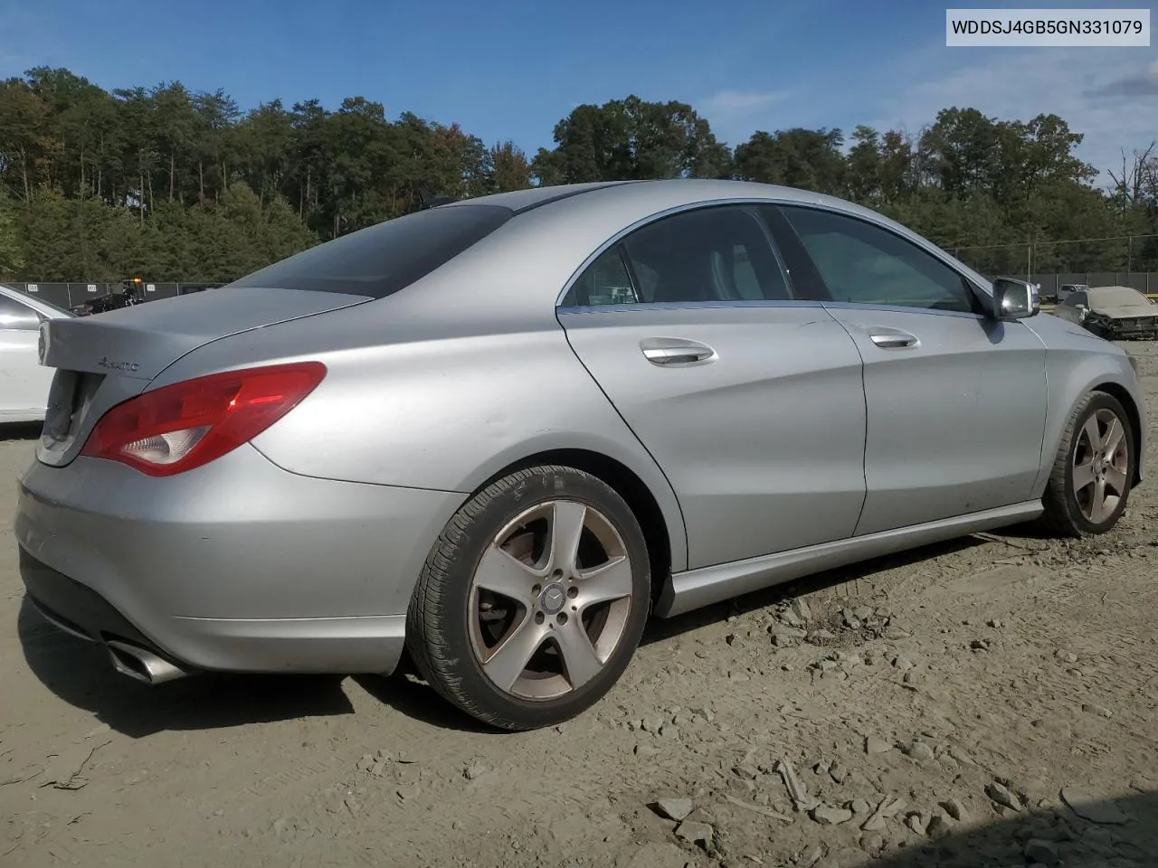 2016 Mercedes-Benz Cla 250 4Matic VIN: WDDSJ4GB5GN331079 Lot: 76323984