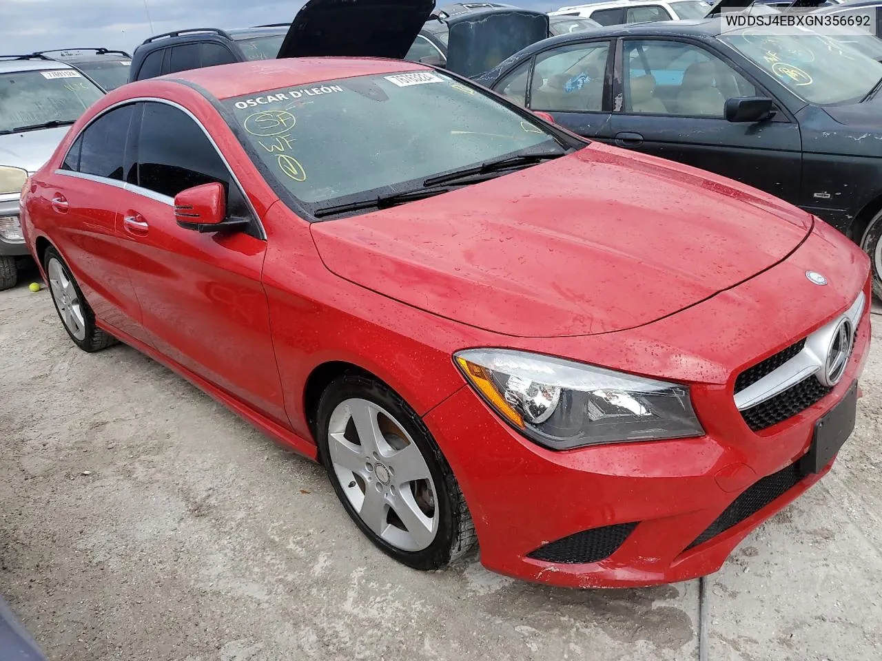 2016 Mercedes-Benz Cla 250 VIN: WDDSJ4EBXGN356692 Lot: 76763224