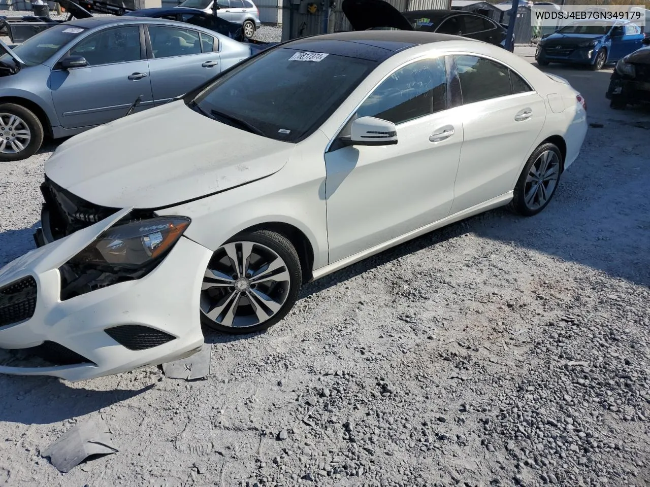 2016 Mercedes-Benz Cla 250 VIN: WDDSJ4EB7GN349179 Lot: 76817374