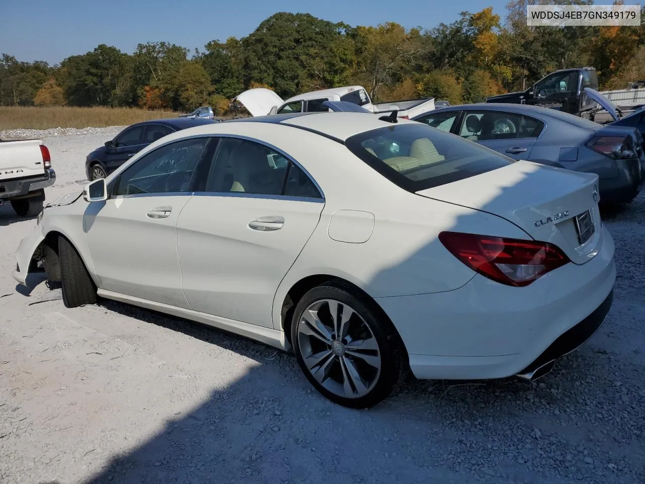 2016 Mercedes-Benz Cla 250 VIN: WDDSJ4EB7GN349179 Lot: 76817374