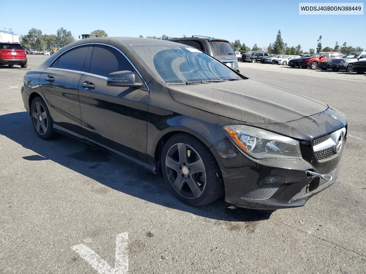 2016 Mercedes-Benz Cla 250 4Matic VIN: WDDSJ4GB0GN388449 Lot: 77189794