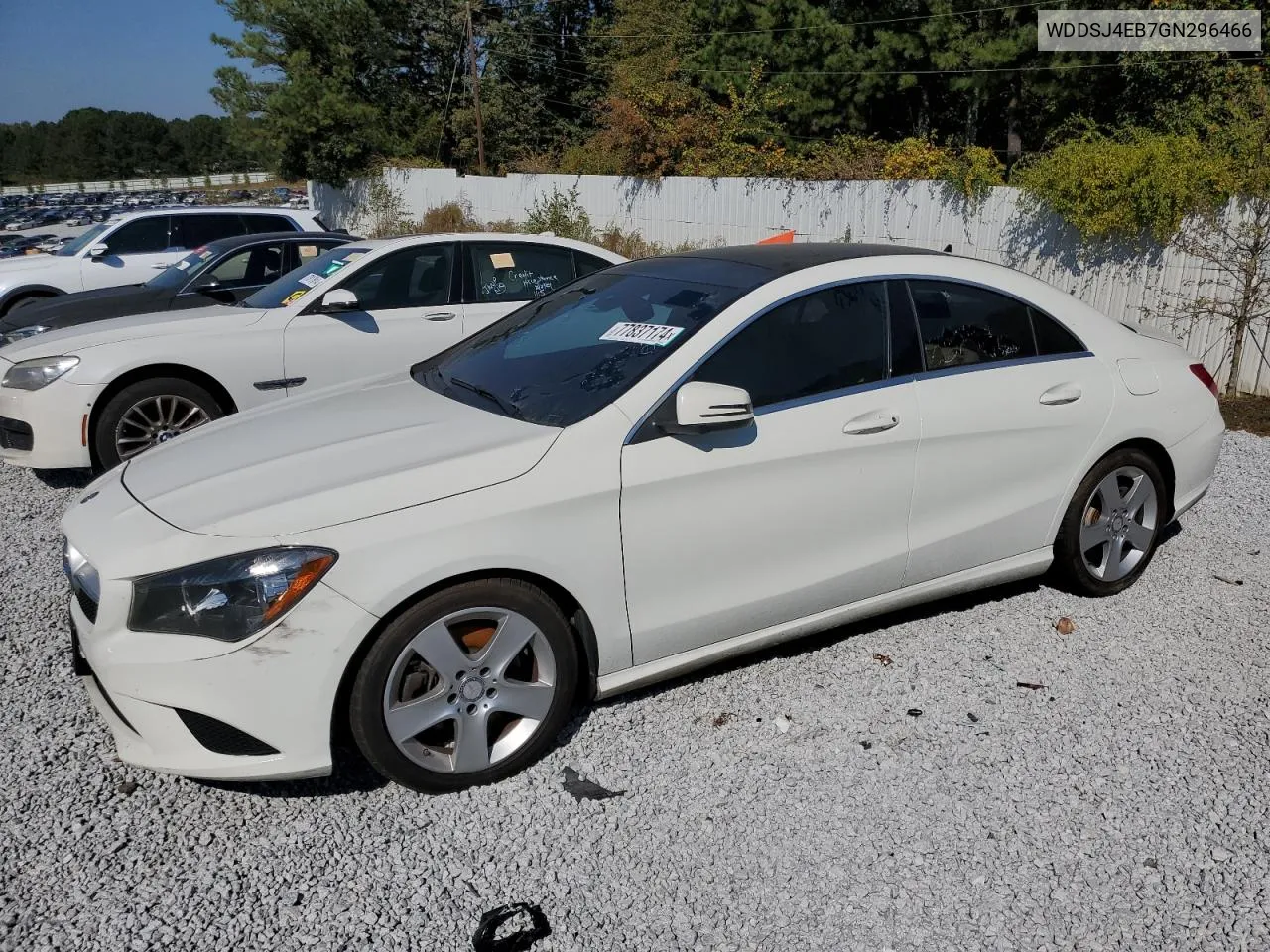 2016 Mercedes-Benz Cla 250 VIN: WDDSJ4EB7GN296466 Lot: 77837174