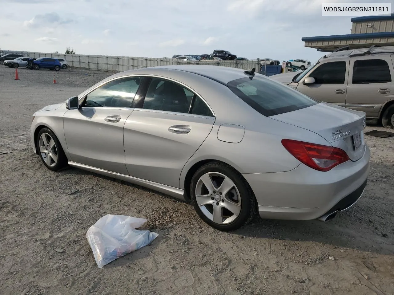 2016 Mercedes-Benz Cla 250 4Matic VIN: WDDSJ4GB2GN311811 Lot: 77842494