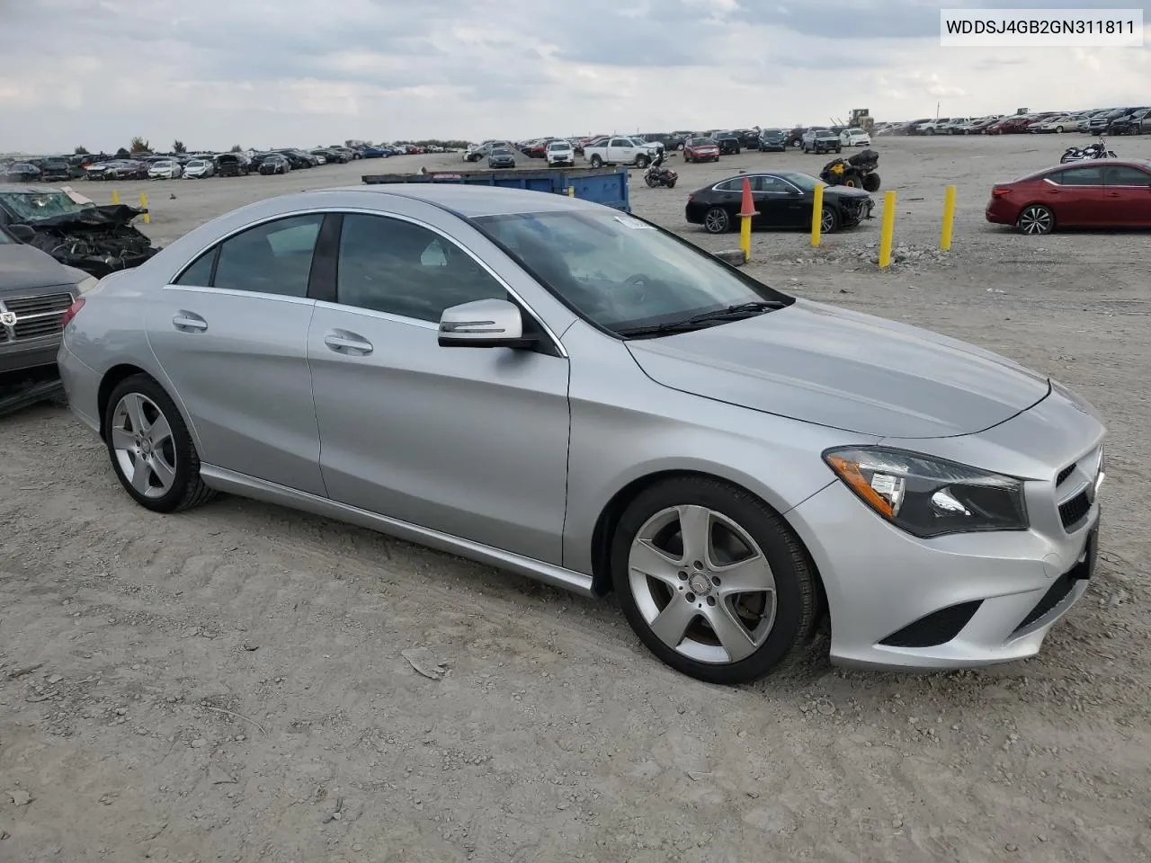 2016 Mercedes-Benz Cla 250 4Matic VIN: WDDSJ4GB2GN311811 Lot: 77842494