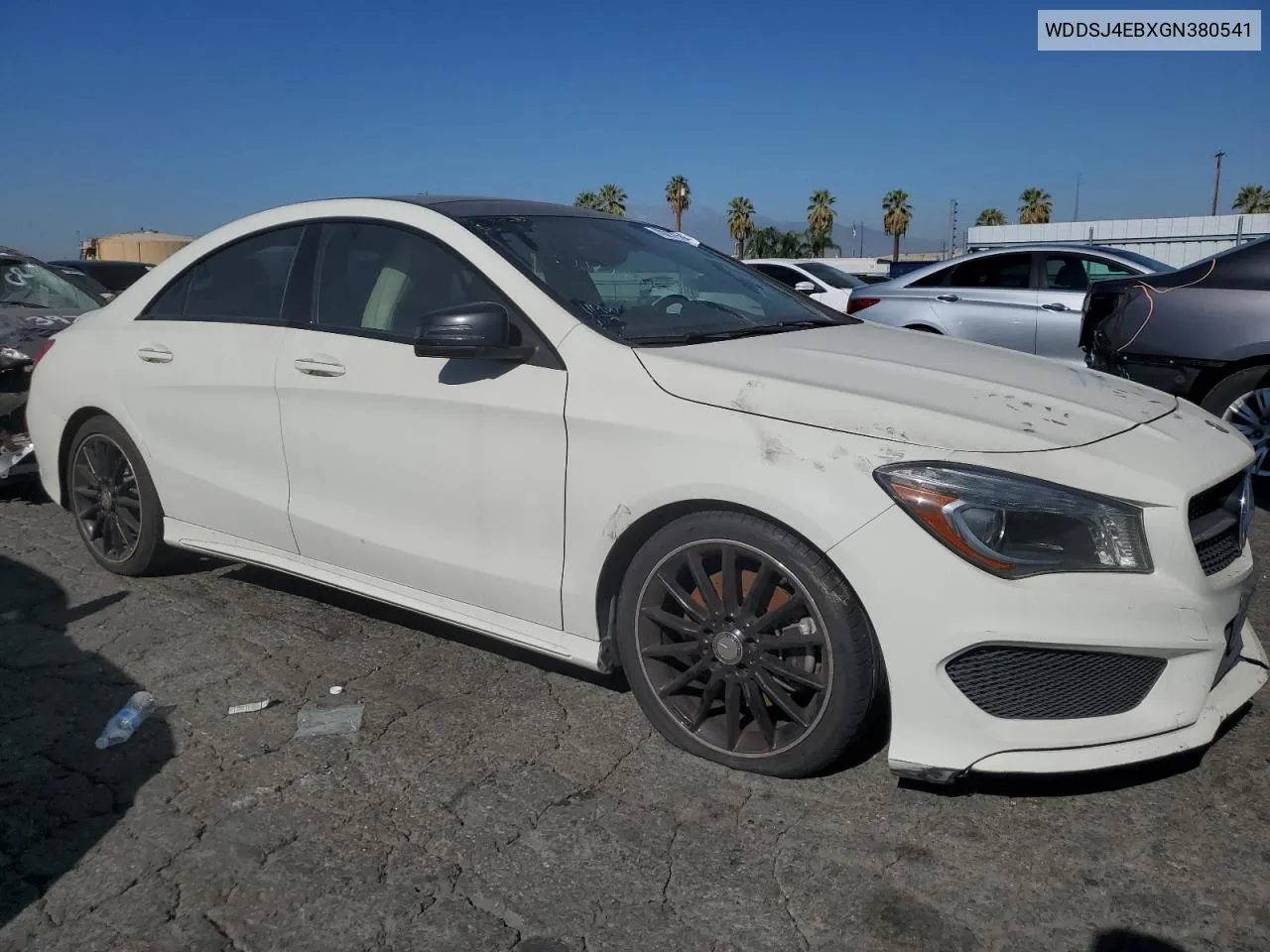 2016 Mercedes-Benz Cla 250 VIN: WDDSJ4EBXGN380541 Lot: 78013264