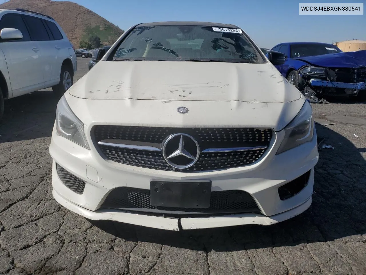 2016 Mercedes-Benz Cla 250 VIN: WDDSJ4EBXGN380541 Lot: 78013264