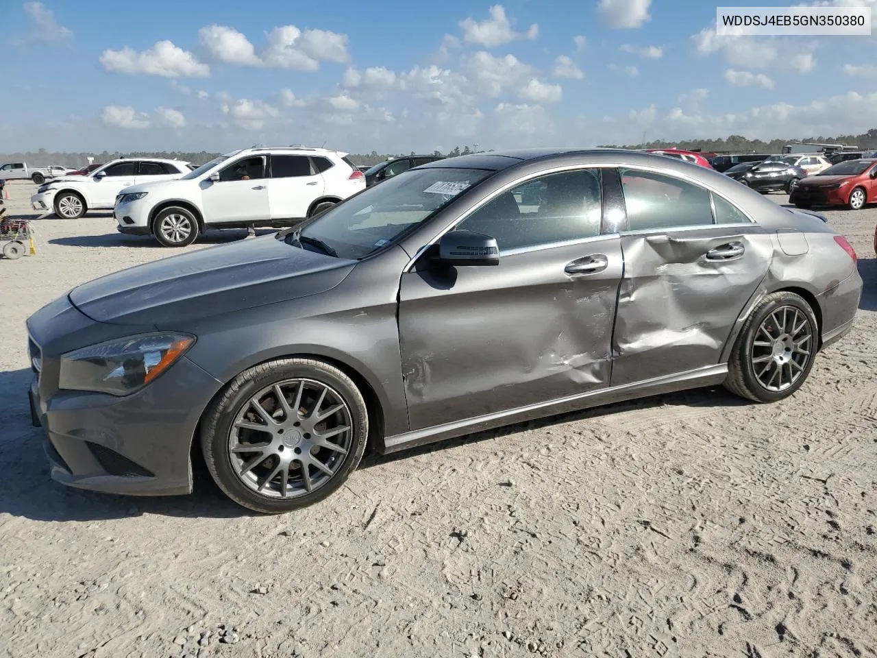 2016 Mercedes-Benz Cla 250 VIN: WDDSJ4EB5GN350380 Lot: 78165264