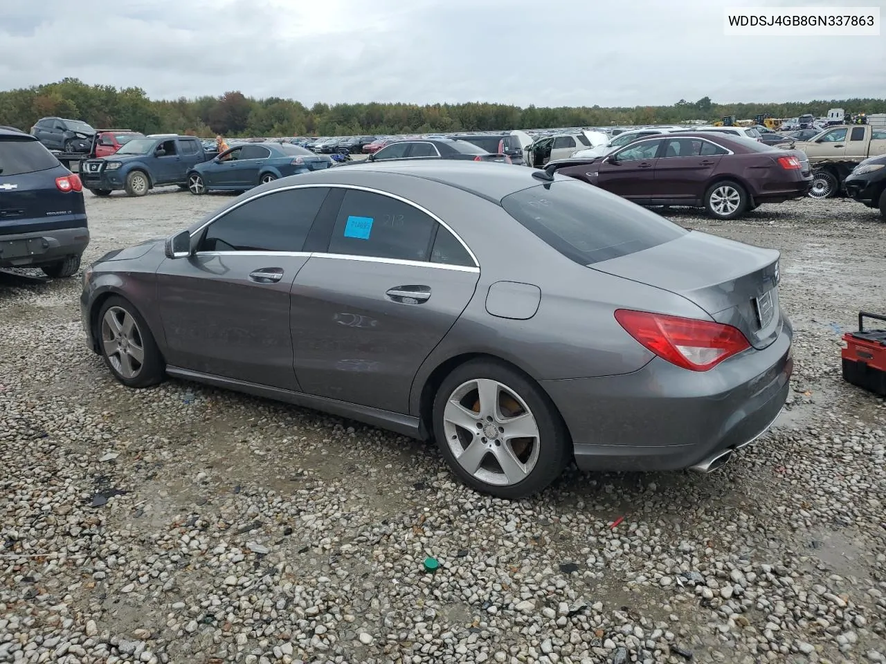 2016 Mercedes-Benz Cla 250 4Matic VIN: WDDSJ4GB8GN337863 Lot: 78665484