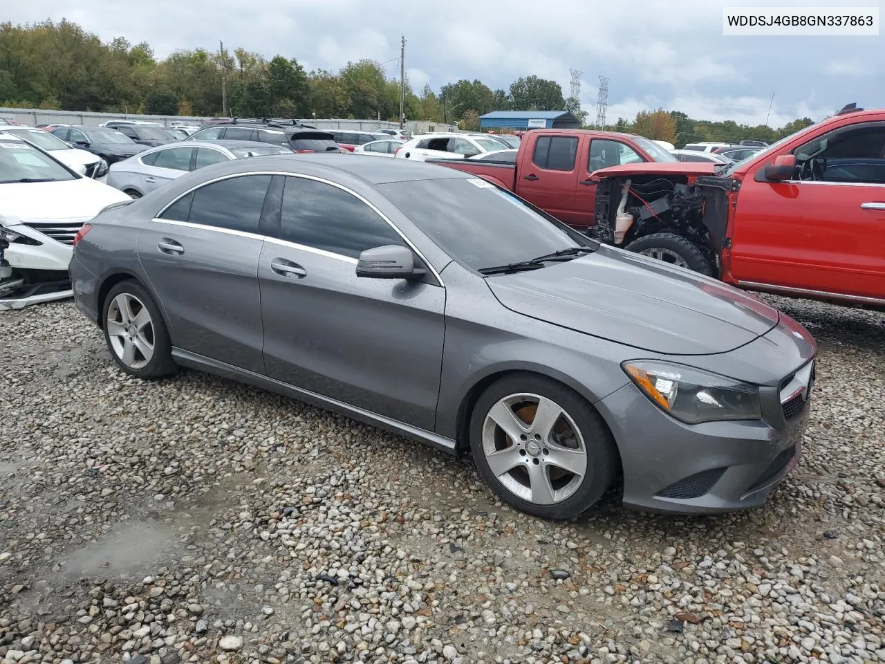 2016 Mercedes-Benz Cla 250 4Matic VIN: WDDSJ4GB8GN337863 Lot: 78665484