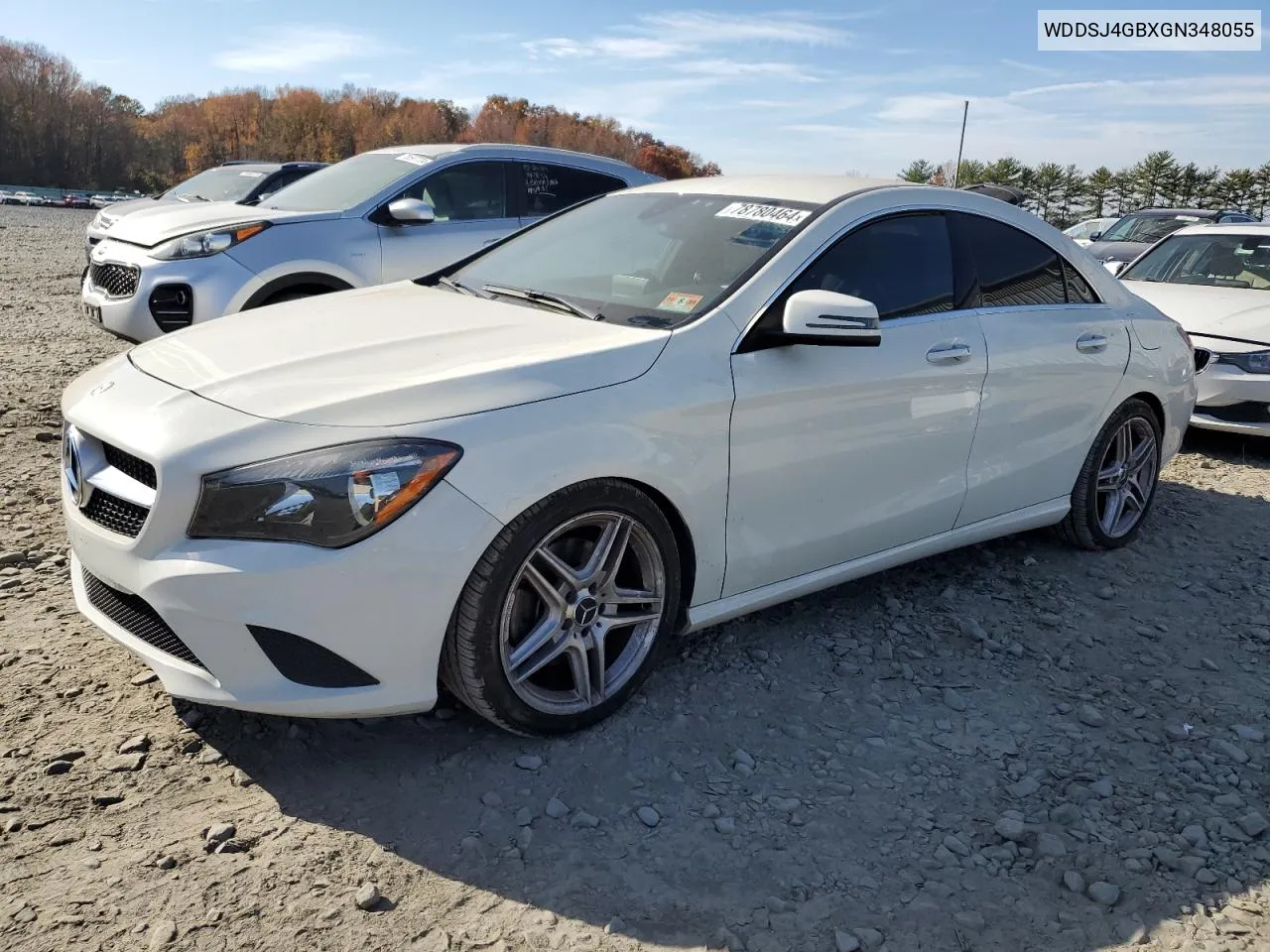 2016 Mercedes-Benz Cla 250 4Matic VIN: WDDSJ4GBXGN348055 Lot: 78780464