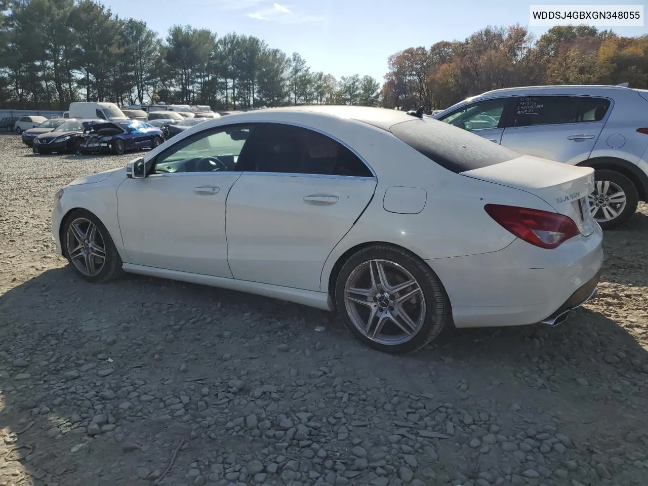 2016 Mercedes-Benz Cla 250 4Matic VIN: WDDSJ4GBXGN348055 Lot: 78780464