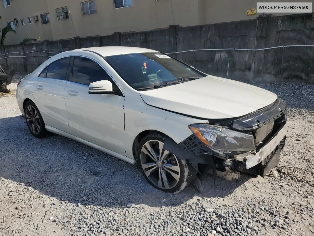 2016 Mercedes-Benz Cla 250 VIN: WDDSJ4EB5GN379605 Lot: 79014634