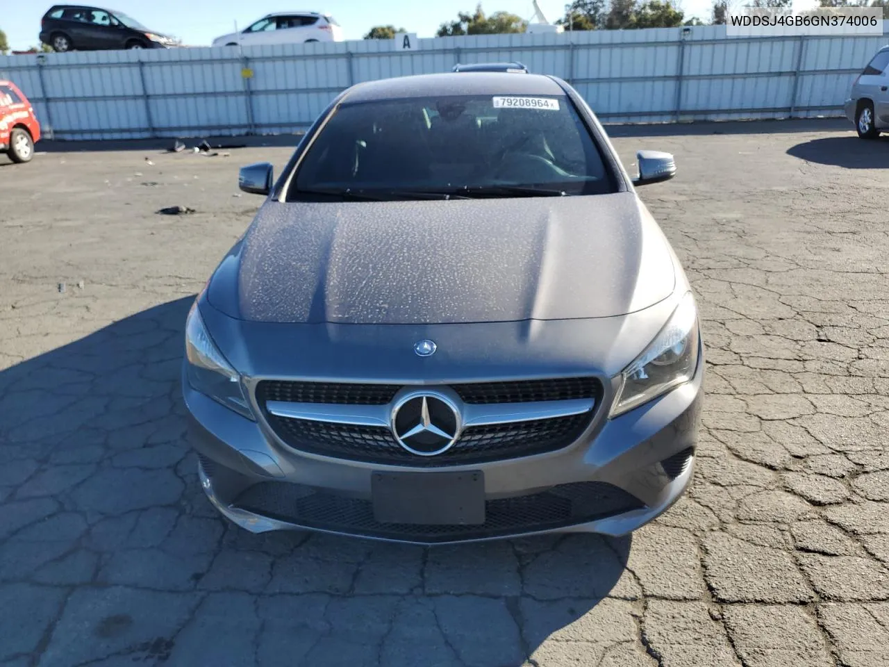 2016 Mercedes-Benz Cla 250 4Matic VIN: WDDSJ4GB6GN374006 Lot: 79208964