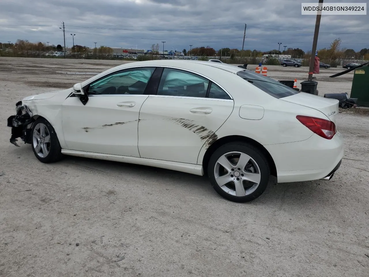 2016 Mercedes-Benz Cla 250 4Matic VIN: WDDSJ4GB1GN349224 Lot: 79458304