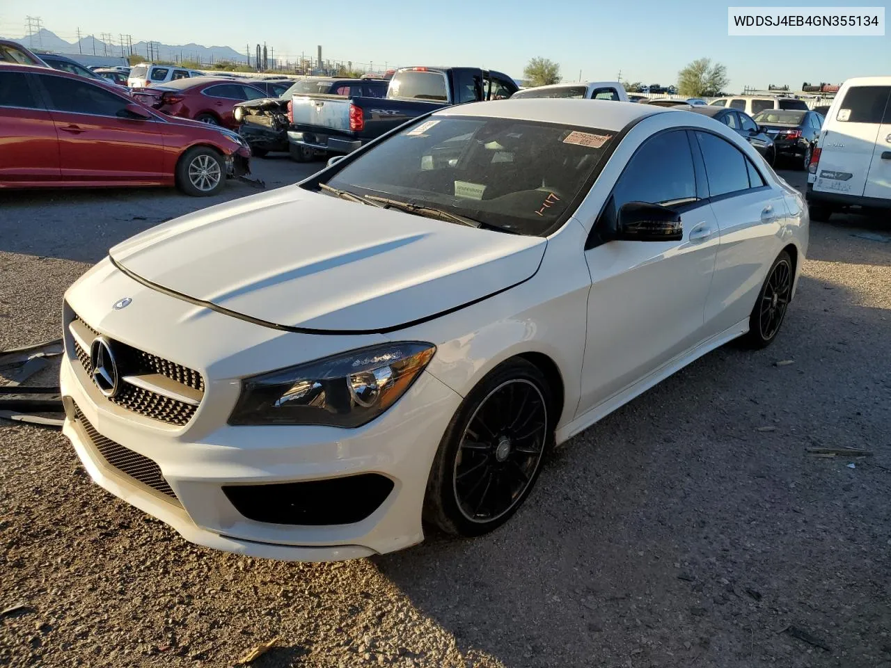 2016 Mercedes-Benz Cla 250 VIN: WDDSJ4EB4GN355134 Lot: 79976394