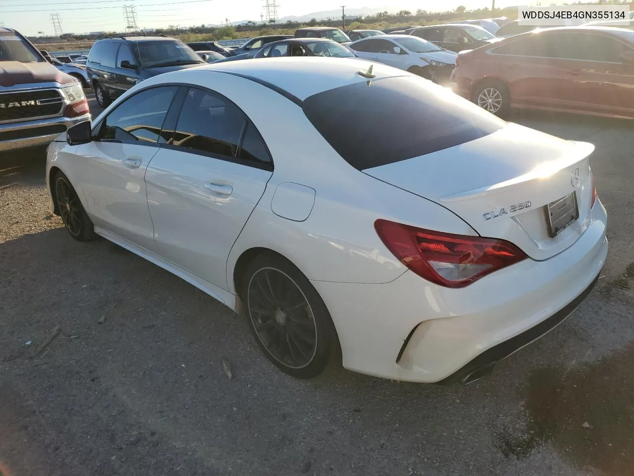 2016 Mercedes-Benz Cla 250 VIN: WDDSJ4EB4GN355134 Lot: 79976394