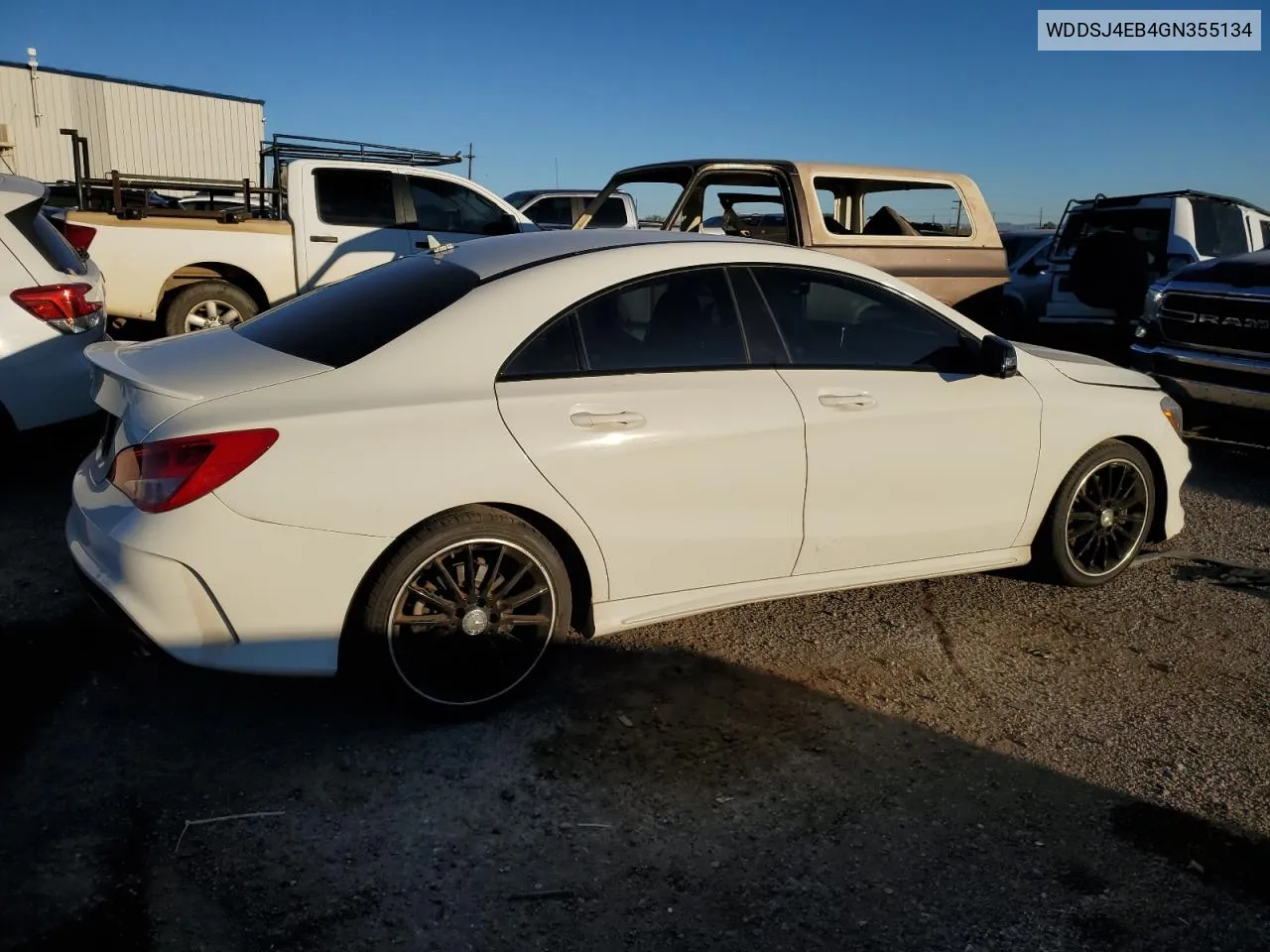 2016 Mercedes-Benz Cla 250 VIN: WDDSJ4EB4GN355134 Lot: 79976394