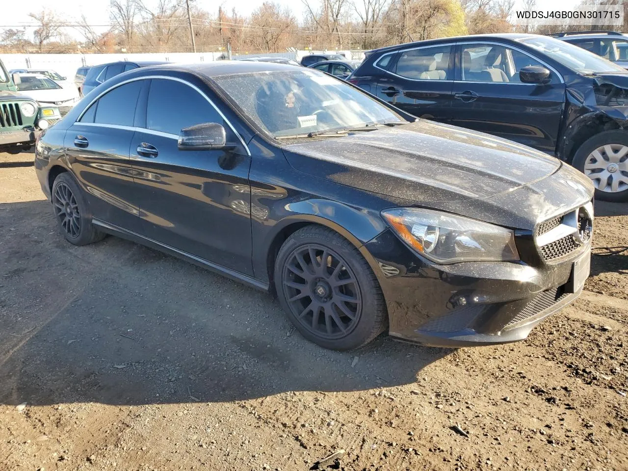 2016 Mercedes-Benz Cla 250 4Matic VIN: WDDSJ4GB0GN301715 Lot: 80055824