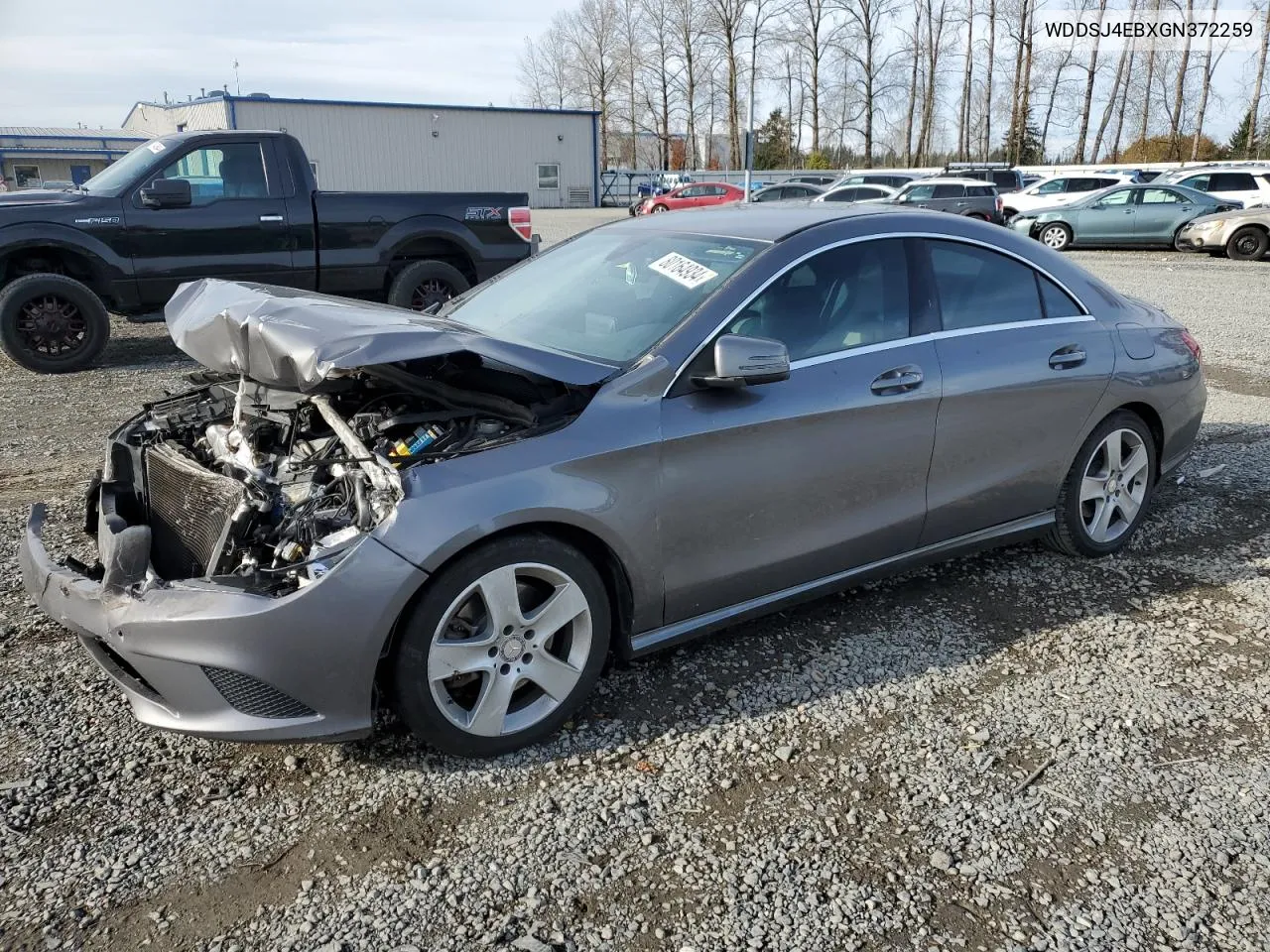 2016 Mercedes-Benz Cla 250 VIN: WDDSJ4EBXGN372259 Lot: 80164934