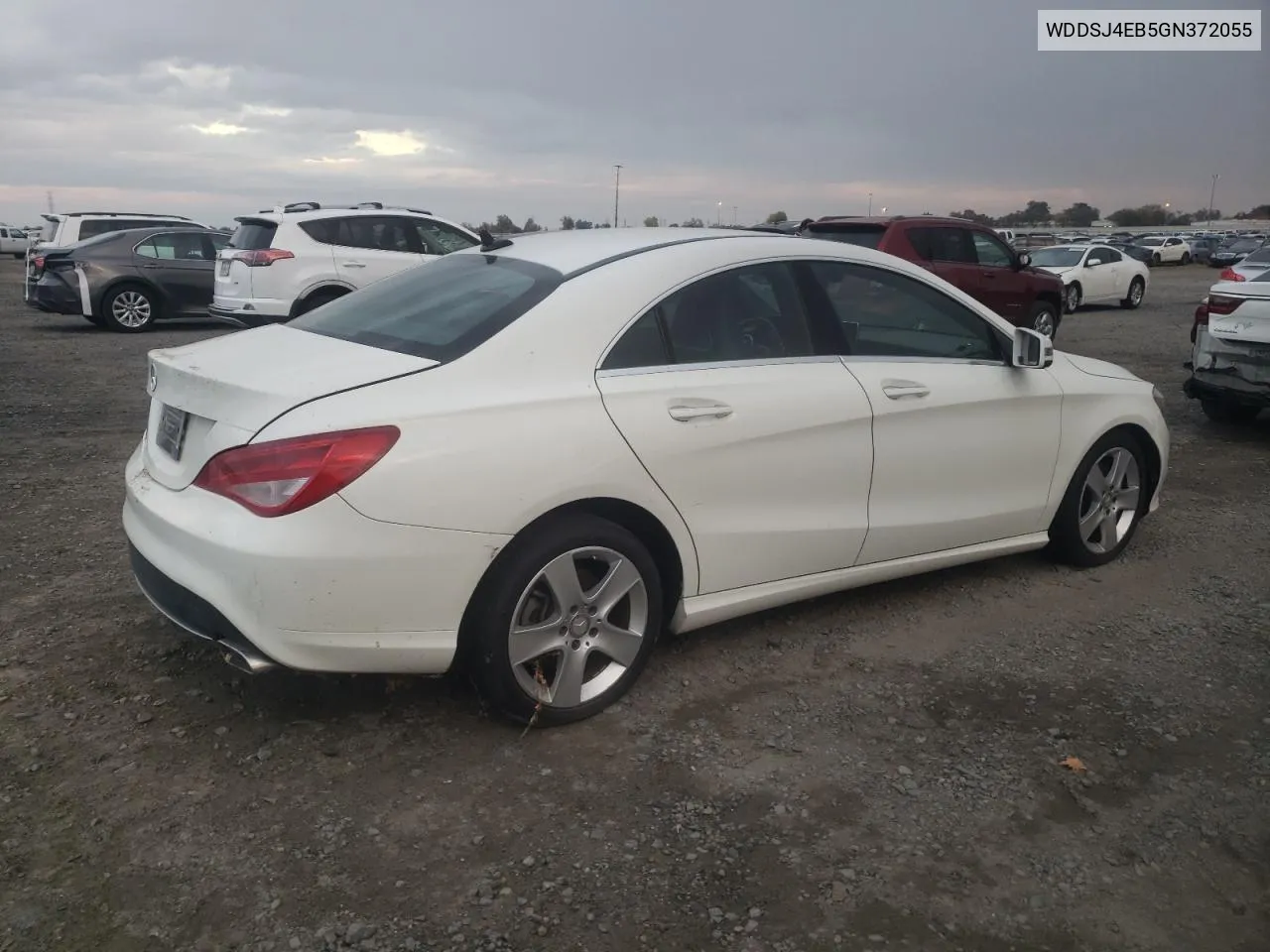 2016 Mercedes-Benz Cla 250 VIN: WDDSJ4EB5GN372055 Lot: 80728214