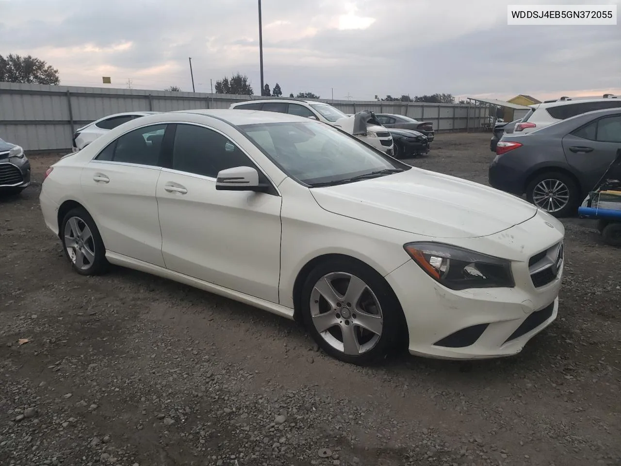 2016 Mercedes-Benz Cla 250 VIN: WDDSJ4EB5GN372055 Lot: 80728214