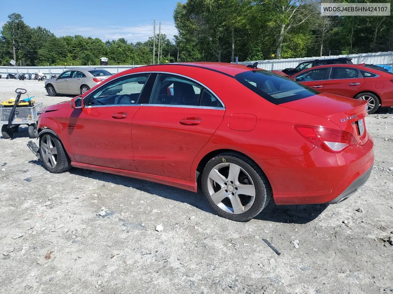 2017 Mercedes-Benz Cla 250 VIN: WDDSJ4EB5HN424107 Lot: 54997644