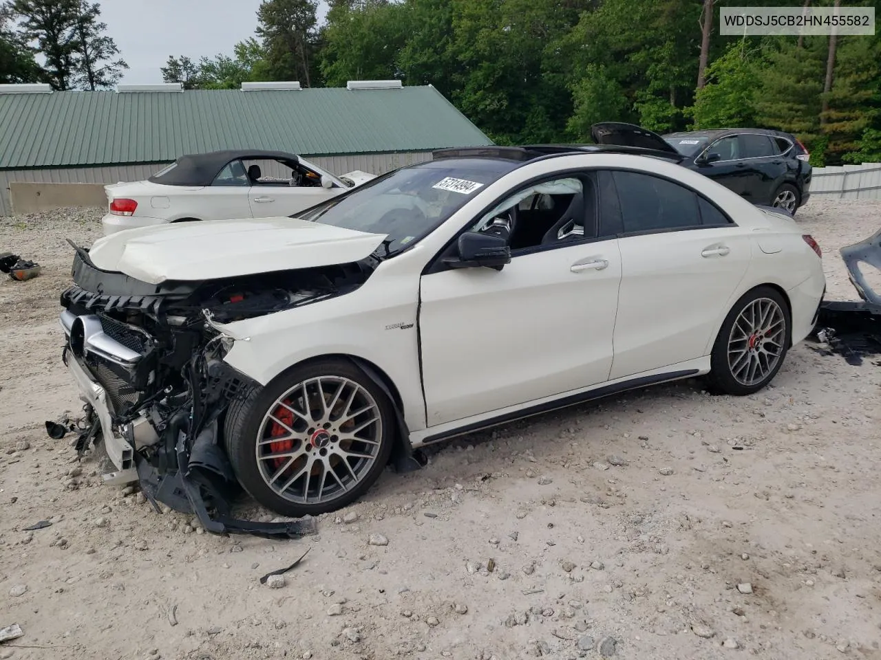 2017 Mercedes-Benz Cla 45 Amg VIN: WDDSJ5CB2HN455582 Lot: 57314994