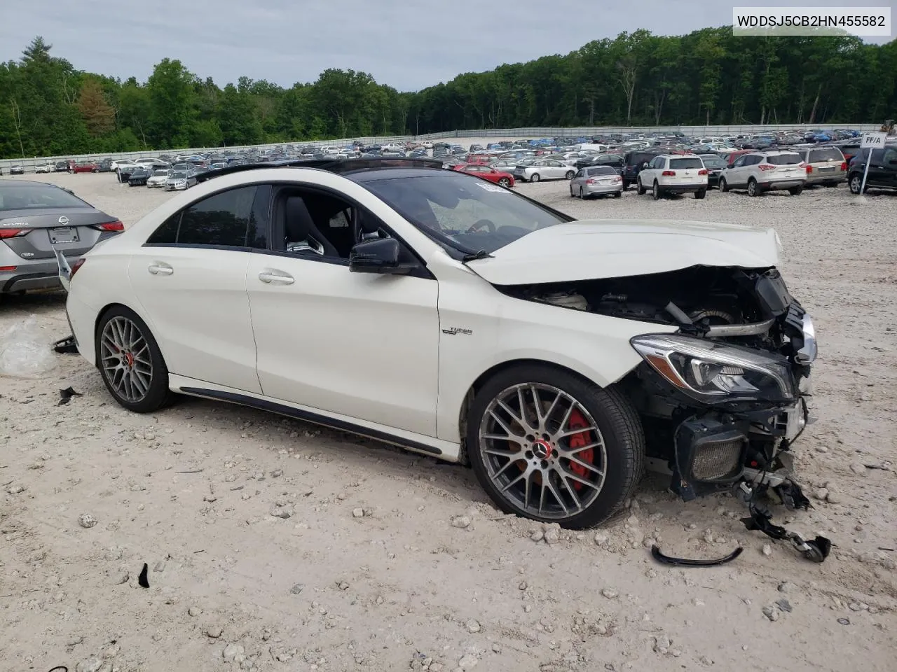 2017 Mercedes-Benz Cla 45 Amg VIN: WDDSJ5CB2HN455582 Lot: 57314994